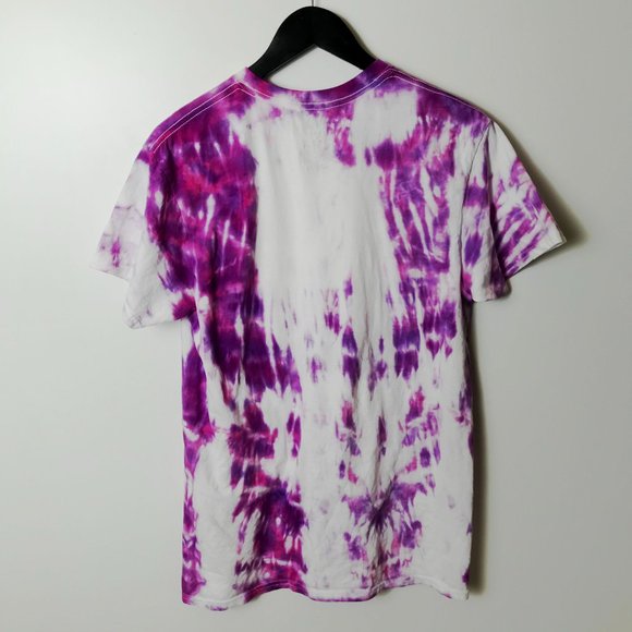George Tie Dye T Shirt Adult Spiral Festival Tee Short Sleeve 100% Cotton Logo M - Picture 4 of 7